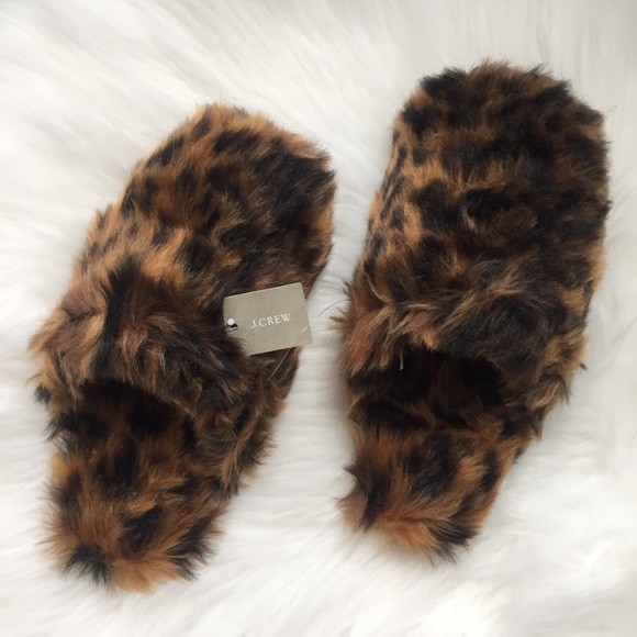 J crew leopard slippers Clearance